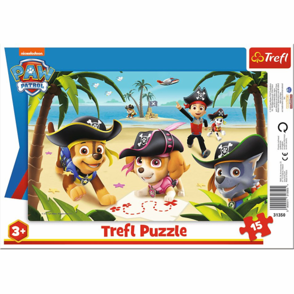 Trefl Puzzle 15 dílků rám Friends from Paw Patrol