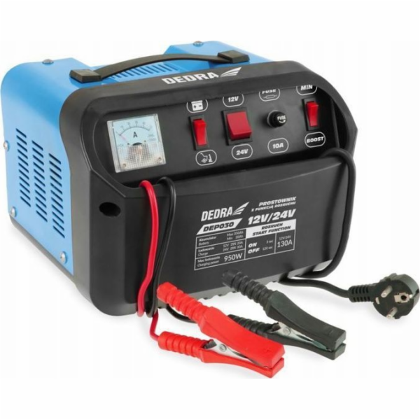 Usměrňovač Dedra se startováním 12/24V 20-350Ah