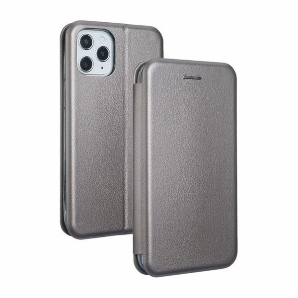 Pouzdro Book Magnetic iPhone 12 5.4, ocel