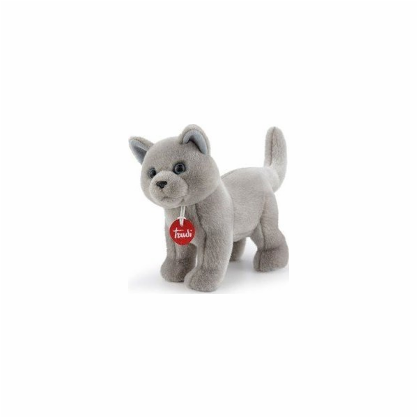 Giochi TRUDI CAT PLYŠOVÁ ŠEDÁ (S)