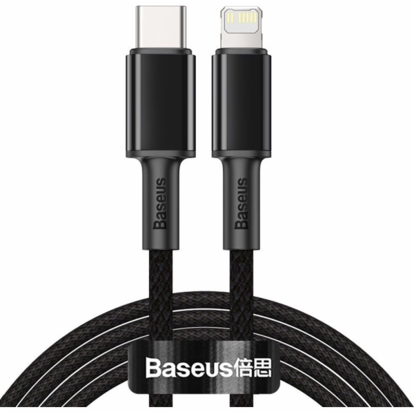Baseus USB-C - Lightning USB kabel 2 m černý (CATLGD-A01)