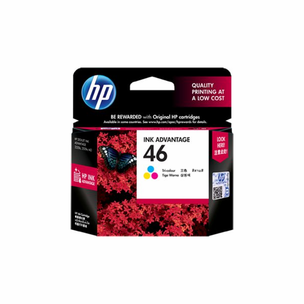 Tříbarevný inkoust HP (CZ638AE)