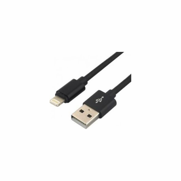 EverActive USB-A - Lightning kabel 1,2 m černý (CBB-1.2IB)