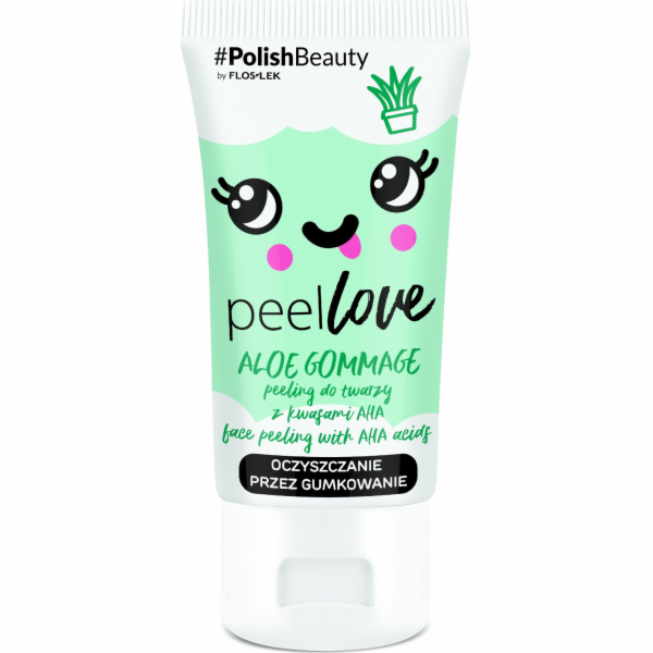 FLOSLEK Pleťový peeling s AHA kyselinami Aloe Gommage 75 ml