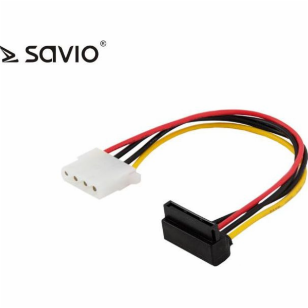 Savio Molex - SATA, 0,18 m, vícebarevné (AK-42)