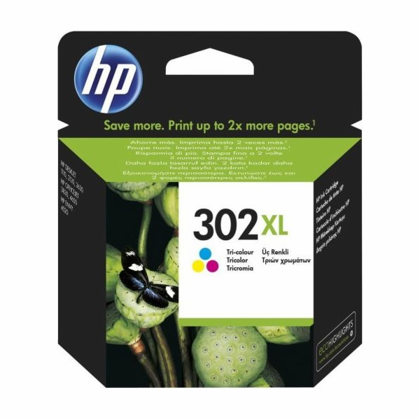 Inkoust HP Inkoust HP č. 302XL F6U67AE barva