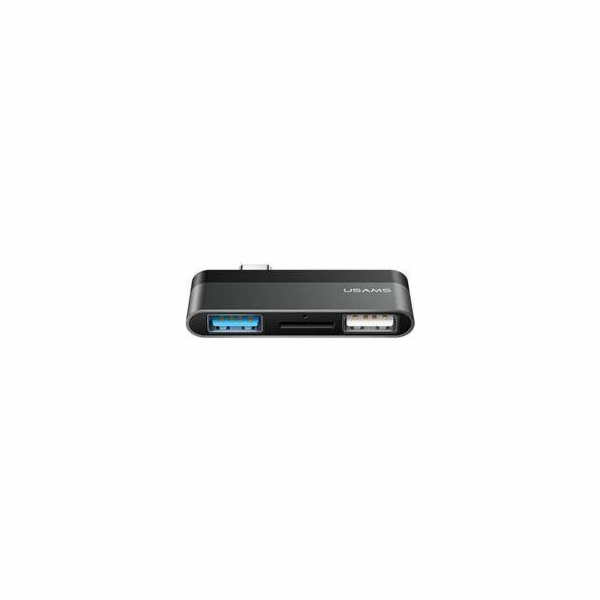 Usams US-SJ463 USB HUB 1x microSD + 2x USB-A 3.0 (SJ463HU...