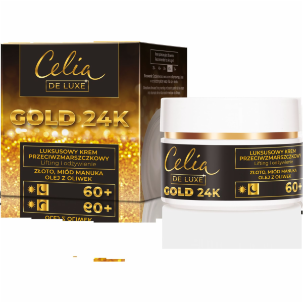 Celia Gold 24K luxusní krém proti vráskám 60+