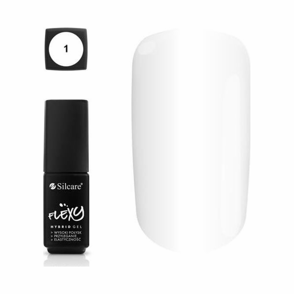 Silcare SILCARE_Flexy Hybrid Gel hybridní lak 01 4,5g