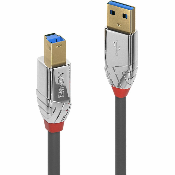 Lindy USB-A - USB-B USB kabel 3 m šedý (36663)