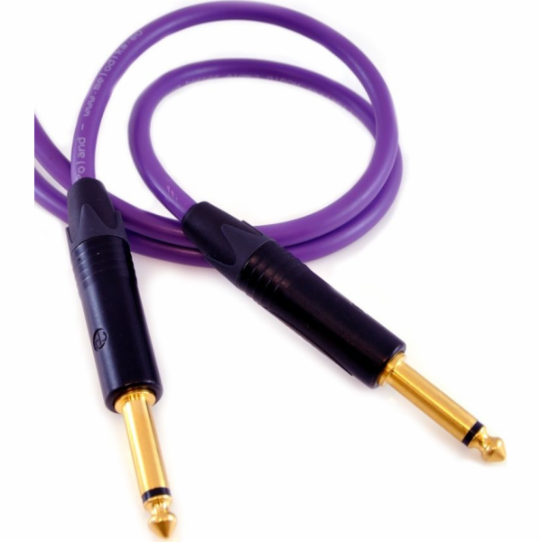 Melodika Jack 6,3mm - Jack 6,3mm kabel 17m fialový