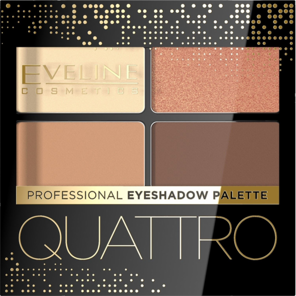 Eveline Eveline Quattro Quadruple oční stíny č. 01 3,2g