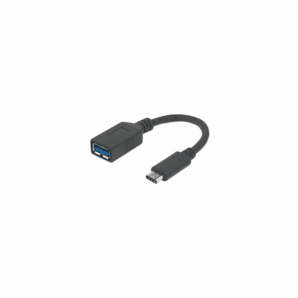 Manhattan USB-C – USB adaptér černý (355285)