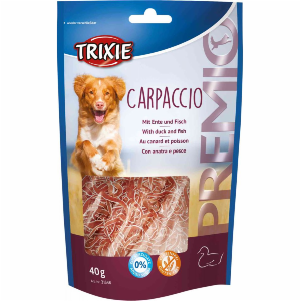 Trixie Przysmak PREMIO Carpaccio, kachna a ryba, 80g (TX-...