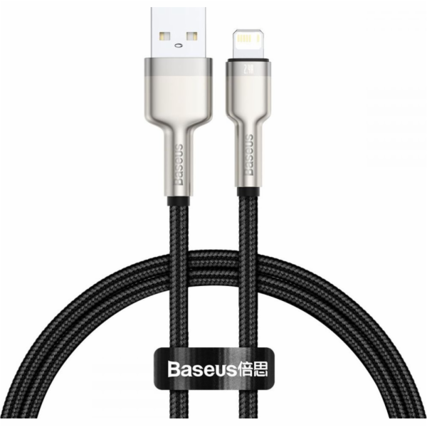 Baseus USB-A - Lightning USB kabel 0,25 m černý (CALJK-01)