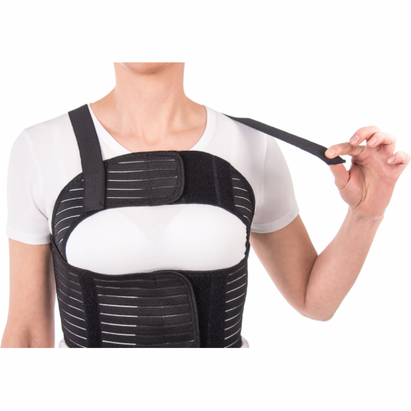 TOROS-GROUP Černý dámský pásek, velikost 4 (155W-4)