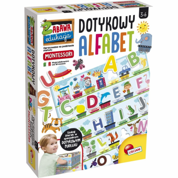 Lisciani Montessori dotyková abeceda