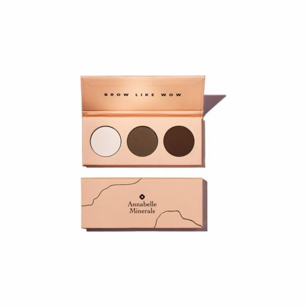Annabelle Minerals BROW LIKE WOW paletka stínů na obočí -...