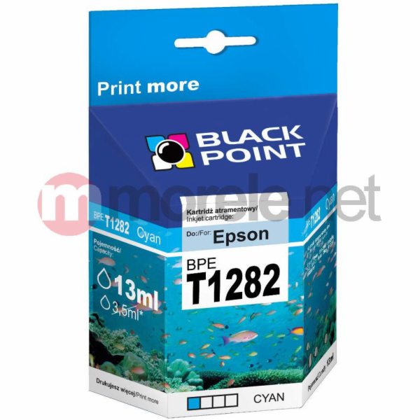Inkoust Black Point BPET1282 (C13T12824010) Azurová