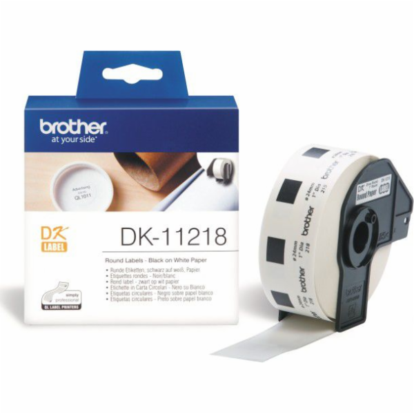 Brother páska DK-11218 (černá na bílé)