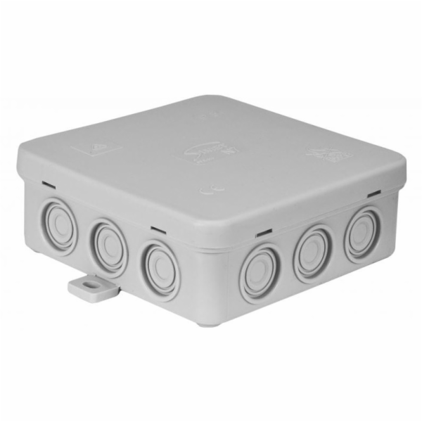 Simet Hermetic prázdná plechovka N7 100x100x38mm IP54 šed...