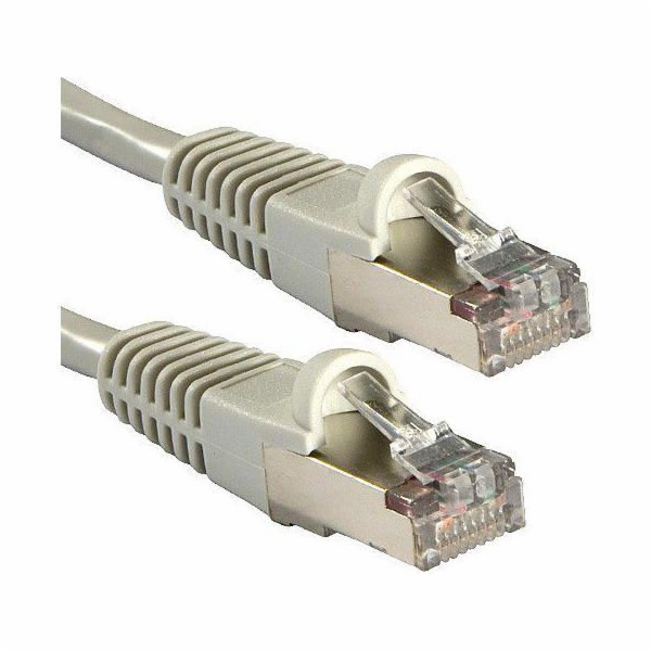Lindy Patchcord, Cat6A, S/FTP, PIMF, LSOH, 1,5 m, šedý (4...