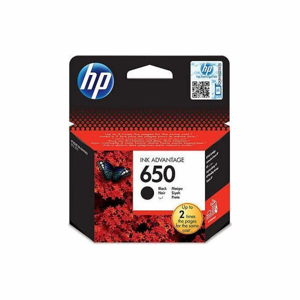 Černý inkoust HP 650 (CZ101AE)
