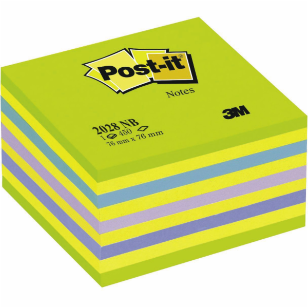 Post-it samolepicí podložka 76x76/450K modrá (FT510093212)