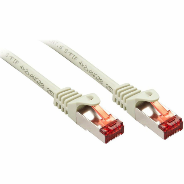 Lindy RJ-45/RJ-45 kat. 6 Šedá 3m (47345)