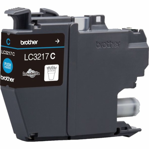 Originální inkoust Brother LC-3217C, azurový