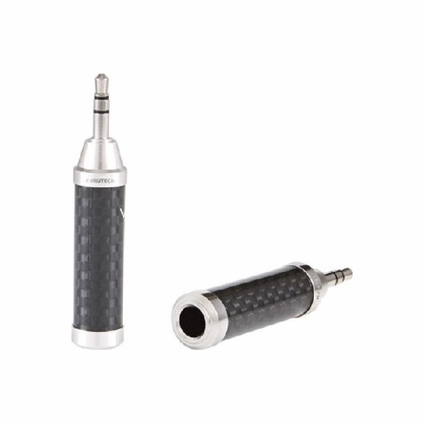 AV adaptér Furutech ADL Jack 3,5mm - Jack 6,3mm černý