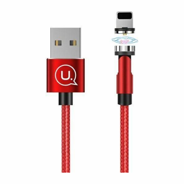 Usams USB-A – Lightning kabel 1 m červený (109578)