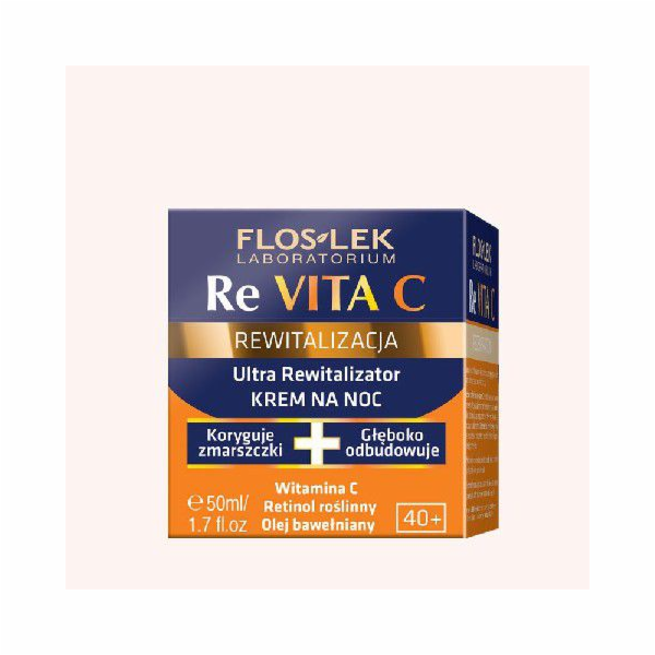 FLOSLEK ReVita C Ultra Regenerator noční krém 45+ 50 ml