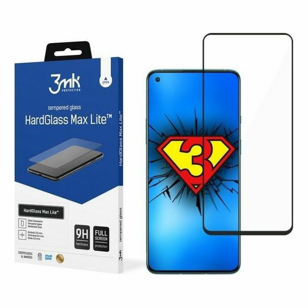 3MK 3MK HG Max Lite OnePlus 8T/9 černá černá