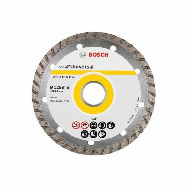 Diamantový kotouč Bosch 125 mm TURBO ECO (B2608615037)