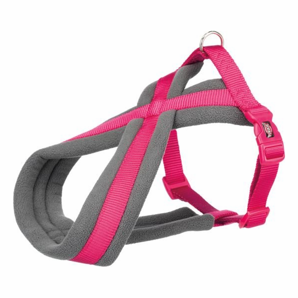Turistický postroj Trixie Premium, fuchsie, velikost S: 3...
