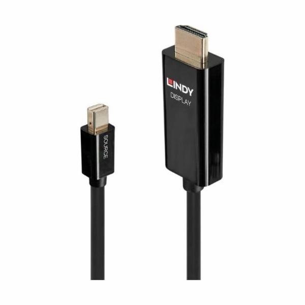 Lindy DisplayPort Mini - HDMI kabel 0,5 m černý (40910)