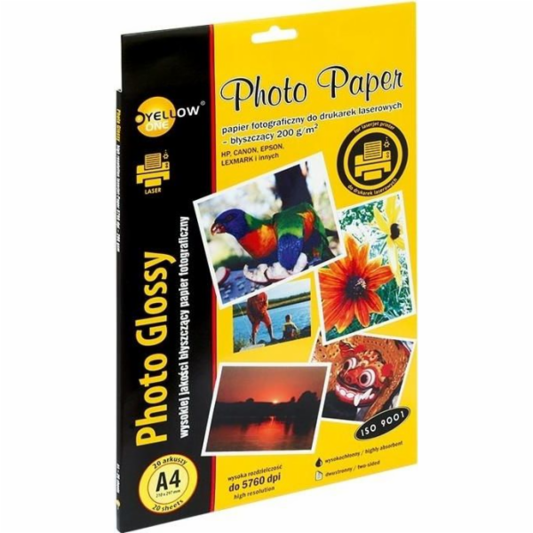 Yellow One Photo paper pro tiskárnu A4 (350130)