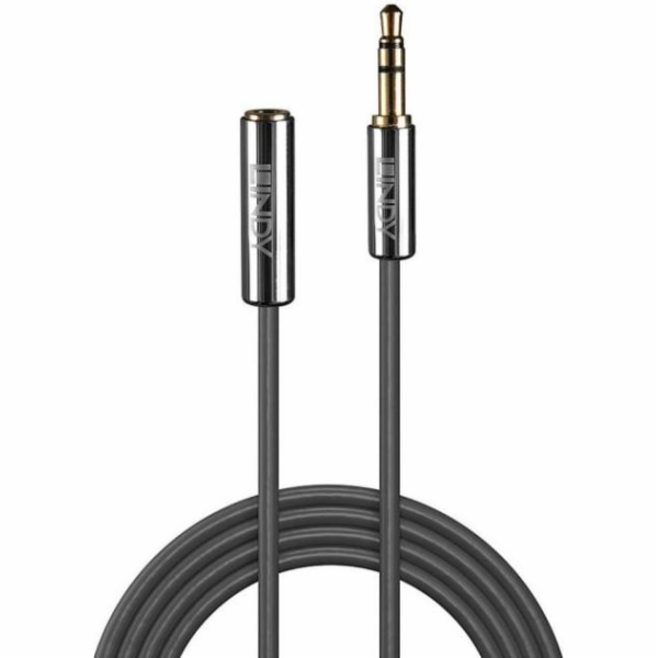 Lindy Jack 3,5mm kabel - Jack 3,5mm 1m stříbrný (35327)