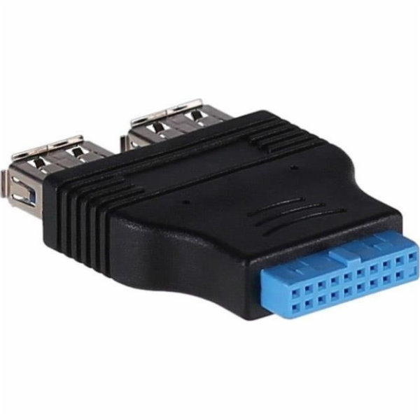 Akyga adaptér 2 x USB 3.0 - 19-pin (AK-CA-58)