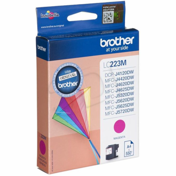 Originální inkoust Brother LC223M (purpurový)