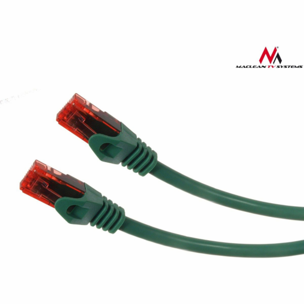 Maclean Patchcord, Cat6, 1m, zelený (MCTV-301G)