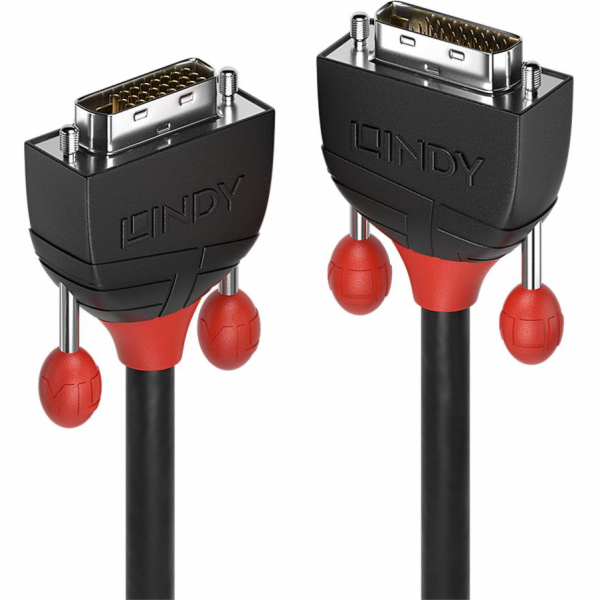 Lindy DVI-D - DVI-D kabel 3m černý (36253)