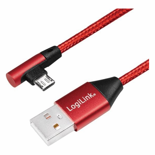 LogiLink USB-A - microUSB USB kabel 1 m červený (CU0150)