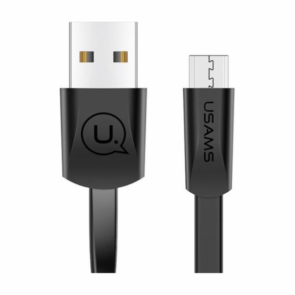 Usams USB-A - microUSB kabel 1,2 m černý (SJ201MIC01)