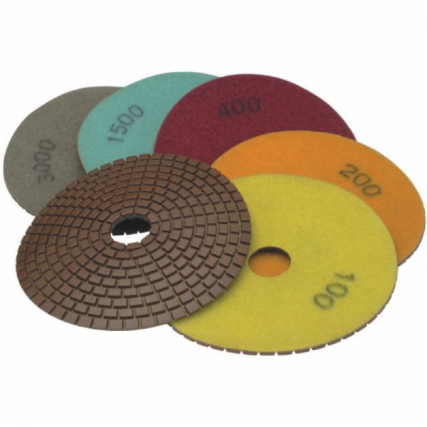 Dedra Leštící kotouč 125mm zrno 80 flexibilní diamant (H1...