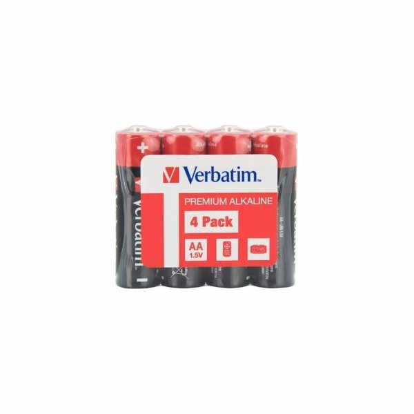 Baterie Verbatim AA / R6 4 ks.