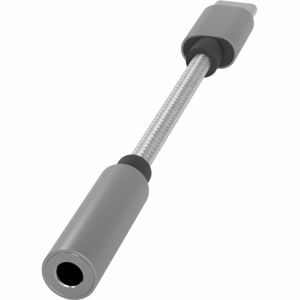 TerraTec USB-C USB adaptér – Jack 3,5 mm šedý (284535)