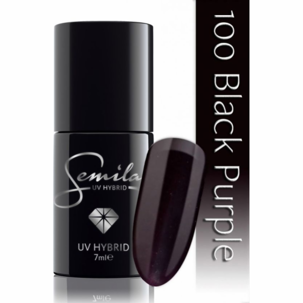 Semilac 100 Black Purple 7ml