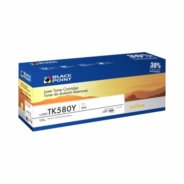 Černý toner LCBPKTK580Y Žlutý náhradní TK-580 (LCBPKTK580Y)